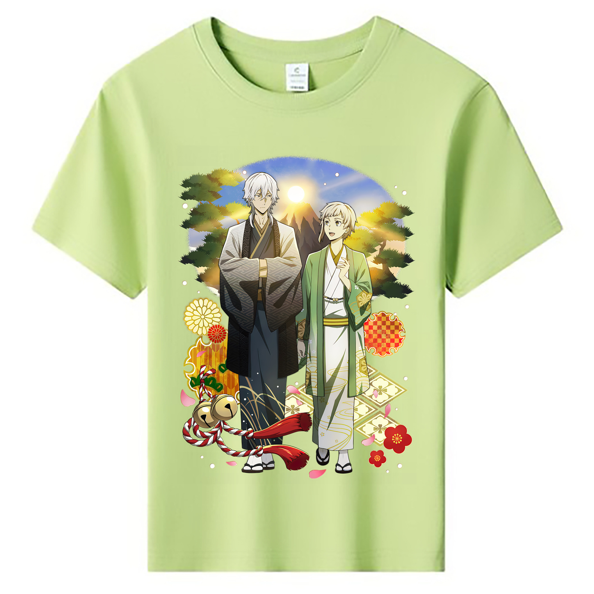 （画像用） 文豪ストレイドッグス Bungo Stray Dogs 綿100％キッズTシャツ（フロントプリント）